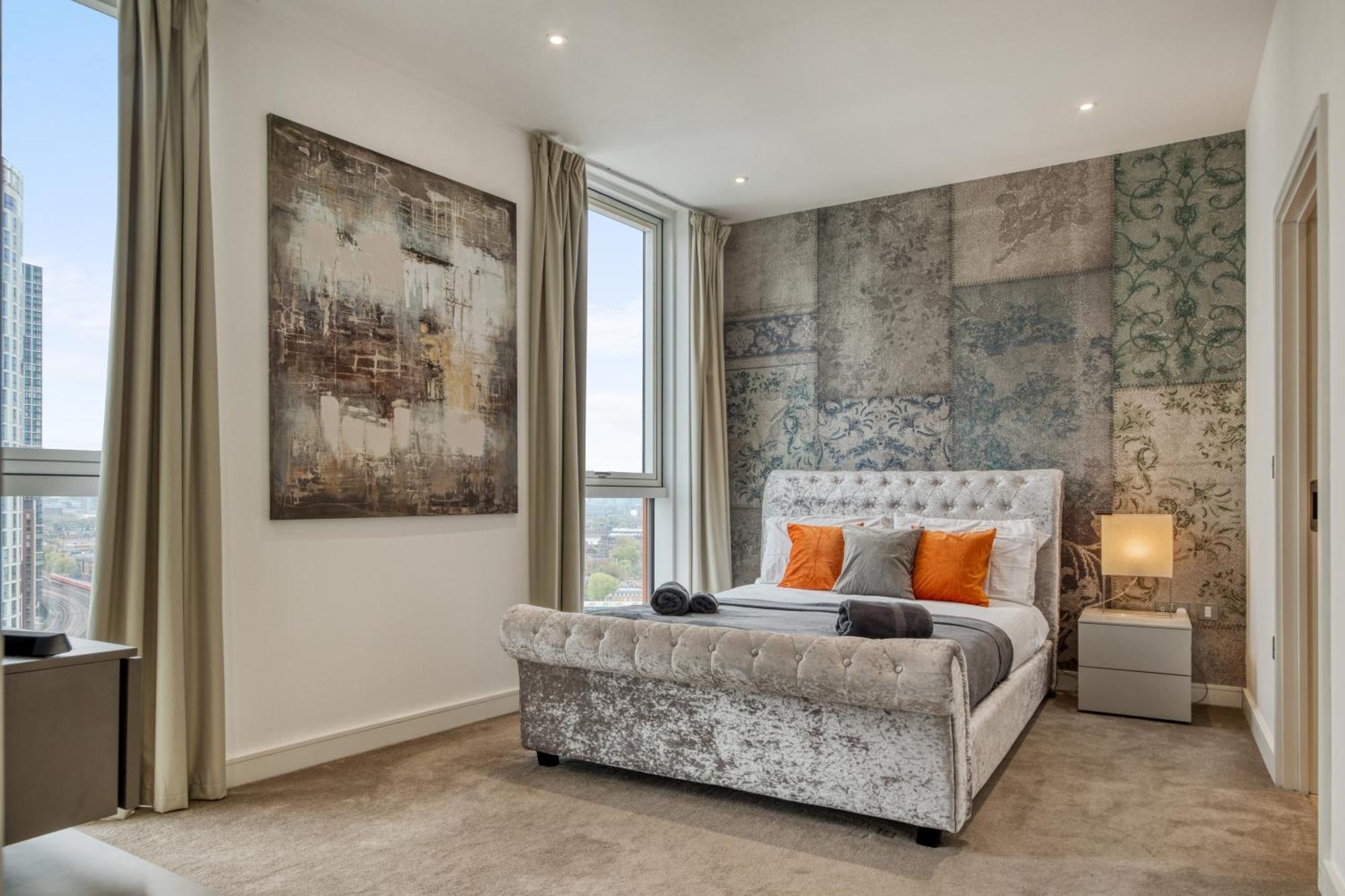 Stunning 360º View Luxurious Penthouse Leilighet London Eksteriør bilde