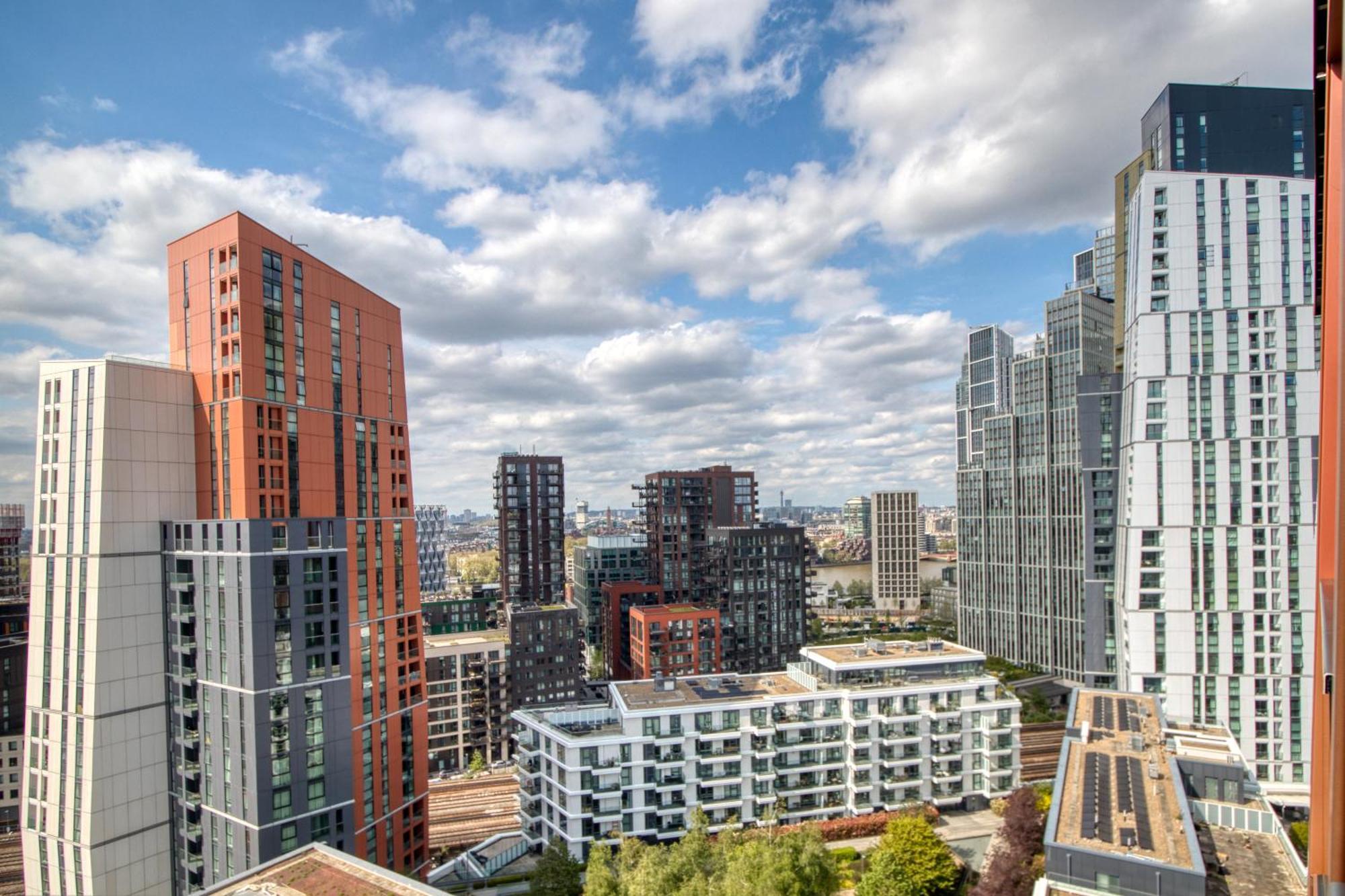 Stunning 360º View Luxurious Penthouse Leilighet London Eksteriør bilde