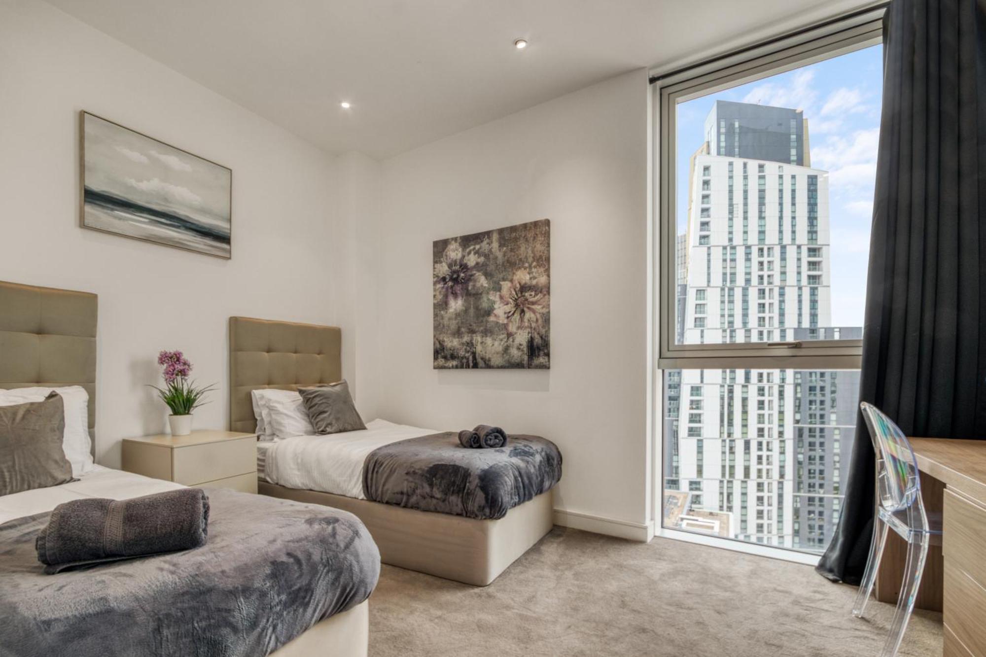 Stunning 360º View Luxurious Penthouse Leilighet London Eksteriør bilde